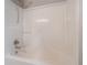 Clean white bathtub with shower and fixtures at 507 Matthew Dr, Canton, GA 30115