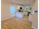Modern kitchen featuring white cabinets, granite countertops and stainless steel appliances at 2065 Verbena St, Atlanta, GA 30314