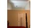 Bedroom featuring high ceilings and a door leading outside at 1104 Aqua Shore Dr, Mcdonough, GA 30252