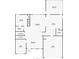 First floor plan featuring a kitchen, living room, dining room, office, and back deck at 2539 Larson Creek Cove, Duluth, GA 30097