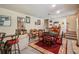 Spacious finished basement with entertainment area, and extra barstool seating at 8540 Ridge Rd, Fairburn, GA 30213
