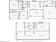 Detailed floor plan showcasing the layout of the home, including bedrooms, bathrooms, and living areas at 8540 Ridge Rd, Fairburn, GA 30213