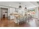 Beautiful kitchen with granite countertops, an island with seating, and stainless appliances at 110 White Oak Trl, Cumming, GA 30028
