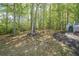 The backyard provides space for outdoor activities and features a staircase that leads to the deck at 1331 Windage Sw Ct, Marietta, GA 30008