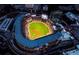 Aerial night view of Truist Park full of baseball fans at 407 Coleraine Se, Smyrna, GA 30080