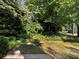 Green backyard with lush vegetation, offering a private and natural outdoor space at 1234 W Wylie Bridge Rd, Woodstock, GA 30188