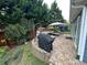 Paver patio with outdoor kitchen, backyard garden and outdoor seating at 3147 Pine Needle Sw Ct, Lilburn, GA 30047