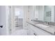 Bathroom featuring granite counters, walk-in shower, and view to the walk-in closet at 925 Sunny Meadows Ln, Marietta, GA 30062