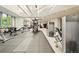 A fully equipped gym featuring weight machines, free weights, and various workout options at 1065 Peachtree Ne St # 2803, Atlanta, GA 30309