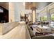 Spacious lobby with comfortable seating areas, modern decor, and a reception desk for residents at 1065 Peachtree Ne St # 2803, Atlanta, GA 30309