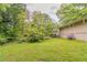 Expansive backyard featuring lush greenery and mature trees, offering privacy and space at 2304 Ousley Ct, Decatur, GA 30032