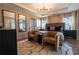 Luxurious primary bedroom with an open layout, great natural light, and stylish decor at 3482 Willow Meadow Ln, Douglasville, GA 30135