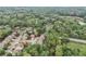 A scenic aerial view of the neighborhood, highlighting the lush greenery and residential landscape at 358 Nature Brook Se Walk, Smyrna, GA 30082