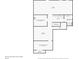 Basement floor plan showing a gym, office, bar, and unfinished utility room at 358 Nature Brook Se Walk, Smyrna, GA 30082