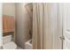 Bathroom with a shower tub combination and a separate toilet at 358 Nature Brook Se Walk, Smyrna, GA 30082