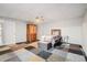 Basement bedroom featuring mix-and-match carpet tiles and soft, natural light at 2069 Willow Chase Ct, Tucker, GA 30084