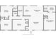 View the home's layout, with bedrooms, bathrooms, kitchen, and a Gathering room at 846 Orris Ln, Mableton, GA 30126