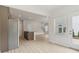 Bright, modern kitchen with stainless steel fridge and open floor plan, inviting and spacious at 2764 Aralynn Way, College Park, GA 30337