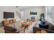 Inviting living room with a comfortable sofa, modern furniture, and a scenic artwork at 2764 Aralynn Way, College Park, GA 30337