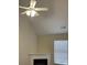 Bright living room with vaulted ceilings, ceiling fan and cozy fireplace at 3108 Broadleaf Trl, Fairburn, GA 30213