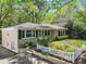 Charming single-story home with fresh landscaping and a white picket fence in a serene, tree-lined neighborhood at 2585 Acorn Ne Ave, Atlanta, GA 30305