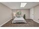 Basement with neutral paint, tile flooring, recessed lighting, and a sleeping area at 3362 Timber Rdg, Powder Springs, GA 30127