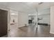 Basement with tile flooring, neutral paint, access to bedroom, living room and workout area at 3362 Timber Rdg, Powder Springs, GA 30127