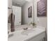 Bathroom featuring a white countertop sink, a mirror, and light grey paint at 3362 Timber Rdg, Powder Springs, GA 30127