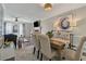 Open-concept dining area connected to the living room, perfect for entertaining and Gathering meals at 3362 Timber Rdg, Powder Springs, GA 30127