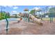 Community playground with slides and other play structures for outdoor entertainment and enjoyment at 3362 Timber Rdg, Powder Springs, GA 30127