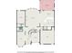 Layout showcasing the home's first floor, including the kitchen, dining, and living areas at 6150 Birchfield Trl, Cumming, GA 30041