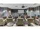 Cozy movie room featuring comfortable seating and a projector screen at 711 Cosmopolitan Ne Dr # 347, Atlanta, GA 30324