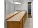 Bathroom featuring a dual sink vanity with ample counter space and a large mirror at 245 Adena W Ln, Atlanta, GA 30349