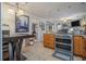 Charming kitchen featuring granite countertops, stainless steel appliances, and ample cabinet space at 6436 Alpine Rd, Rex, GA 30273
