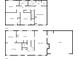 Detailed floor plan showcasing the layout of the home, including bedrooms, bathrooms, and living spaces at 2907 Clearbrook Dr, Marietta, GA 30068