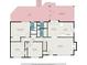 Detailed floor plan showcasing the layout of the home's main level, including bedroom and living areas at 1855 Mountain Trce, Canton, GA 30114