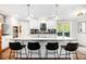 Bright kitchen with stainless steel appliances and a marble countertop island at 1931 Mceachern Manor Sw Dr, Marietta, GA 30064