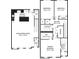 Detailed first and second floor floor plan showcasing layout and dimensions at 2424 Lakeshore Se Ln, Atlanta, GA 30316