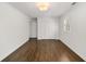 Bedroom featuring hardwood floors, recessed lighting, and closet at 4477 Jett Nw Rd, Atlanta, GA 30327