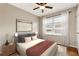 Cozy bedroom with natural light, a comfortable bed, and stylish decor at 3826 Ensign Dr, Chamblee, GA 30341