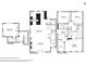 Detailed floor plan showcasing the layout of the home, including room dimensions, and the overall structure at 823 Canterbury Overlook, Atlanta, GA 30324