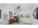 Bright home office with natural light, custom built-ins, and a neutral color palette at 4068 Allegretto Se Cir # 10, Atlanta, GA 30339