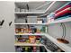 Well-organized pantry with ample shelving, ideal for storage and convenience at 4068 Allegretto Se Cir # 10, Atlanta, GA 30339