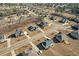 Charming aerial view of a Gathering-friendly neighborhood with mature trees, and community streetscape at 4580 Cloister Cir, Hampton, GA 30228