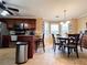 Open kitchen layout featuring an adjacent dining area and lots of natural light at 925 Wynn Rd, Mcdonough, GA 30252