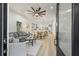 Bright open-concept living room showcasing modern finishes and a seamless flow to the kitchen at 1430 Fairbanks Sw St, Atlanta, GA 30310