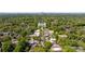 This aerial showcases a vibrant Virginia Highland neighborhood with mature trees and nearby shops and local restaurants at 794 Frederica Ne St # 2, Atlanta, GA 30306