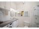Modern bathroom with updated fixtures, white cabinetry, and a stylish shower/tub combination at 794 Frederica Ne St # 2, Atlanta, GA 30306