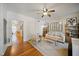 Warm and inviting living room with a neutral color palette, hardwood floors, and ample seating at 794 Frederica Ne St # 2, Atlanta, GA 30306