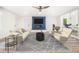Modern living room features stylish decor, light wood floors, and an open floor plan at 3185 Hammarskjold Dr, East Point, GA 30344
